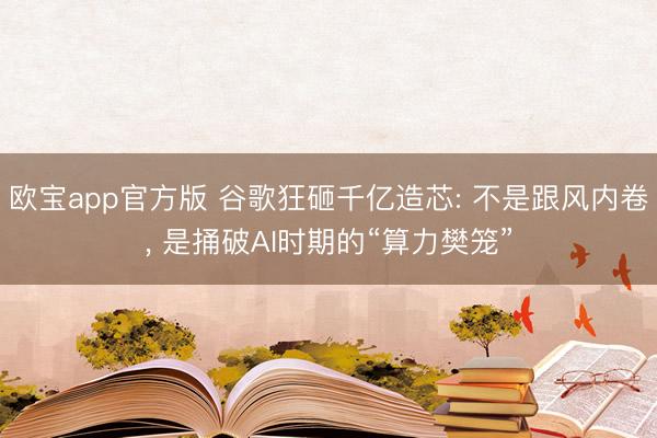 欧宝app官方版 谷歌狂砸千亿造芯: 不是跟风内卷， 是捅破AI时期的“算力樊笼”